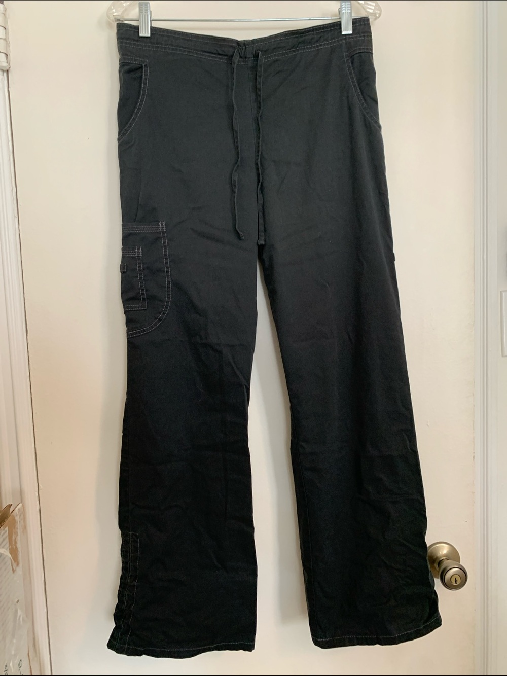 Dickies Black Women's Cargo Drawstring Pants